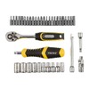 RHINO 39 Piece Socket Set with Ratchet Wrench + Screwdriver