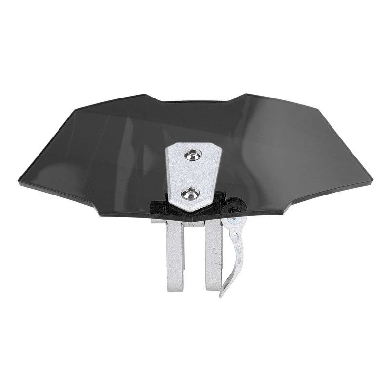 Motorcycle Windshield Acrylic Heightened Adjustable Clip On Wind Deflector Windscreen