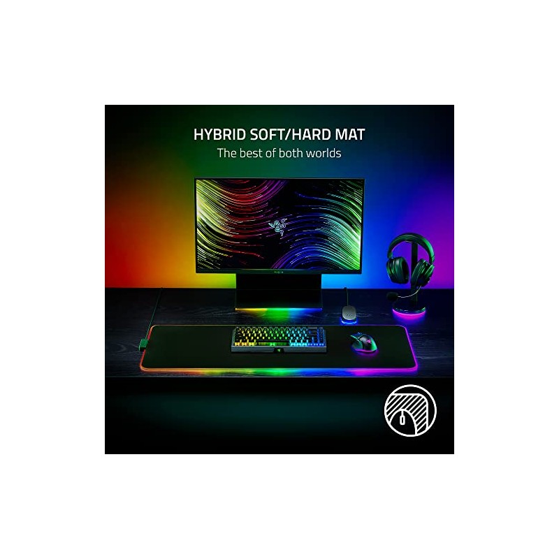 Razer Strider Chroma - Alfombrilla para Ratón Gamer Extendida