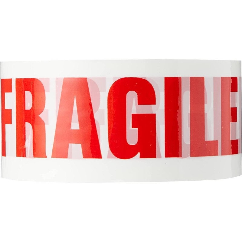 HTUK Clear Tape Brown Tape Fragile Low Noise Printed Tape