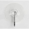WENKO Static-Loc Nickel Hooks Round Transparent, Fixing No Drilling, Set