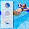Sinwind Inflatable Swimming Bed, Water Hammock 4-in-1 Lounge Chair Pool