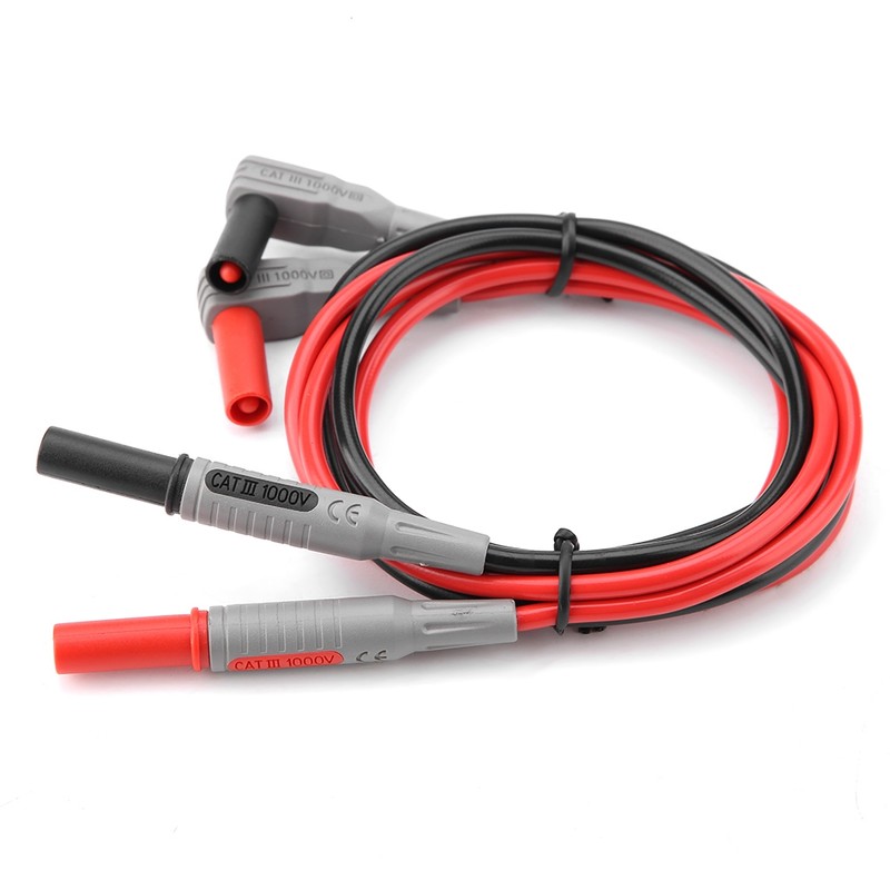 28Pcs P1300F Multifunction Replaceable Multimeter Probe Test Lead Kits 4mm