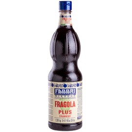 Fabbri Premium Flavoring Syrup, Strawberry, New Enhanced Flavor, All Natural, Made in Italy, 33.8 Ounce (1 Liter)