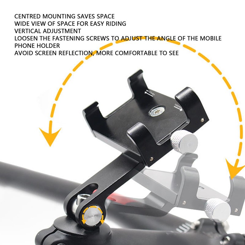 Aluminum Bicycle Phone Mount Bicycle Stem Headset Phone Mount Fits