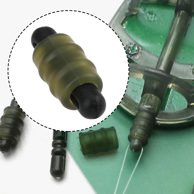 YINETTECH 20Pcs Carp Fishing Method Feeder Connector Quick Change Stop