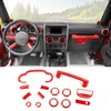 SQQP Carbon Fiber 14PCS Full Set Interior Trim Kit for