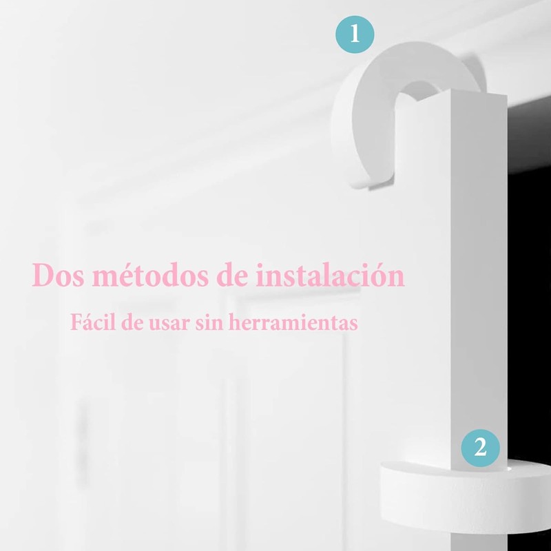 6 Piezas Topes Puertas, Tope para Puerta para Bebé Seguridad,