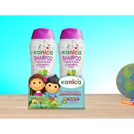 KANICA Champú para niños, aguacate y aloe vera, suave para el cabello, sin parabenos ni, champú diario nutritivo para el cuidado del cabello de los ni