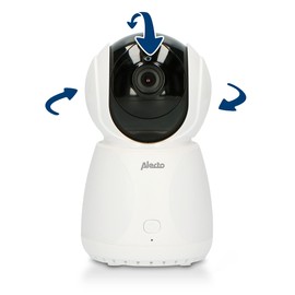Alecto Baby DVM-275C Additional Camera for DVM-275 | Extra Camera for DVM-275 | 100% Interference Free | White/Black