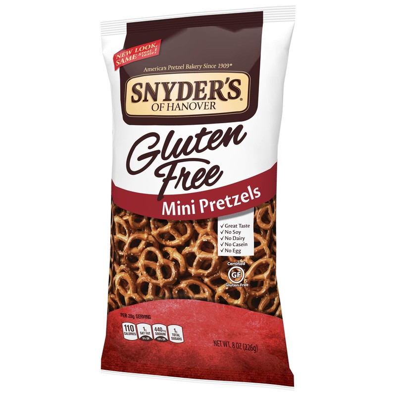 Snyder's of Hanover Gluten Free Mini Pretzels [8 Pack]