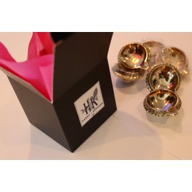 HarryKrishna Handcrafted Brass Diya - Traditional Oil Lamp for Diwali, Pooja, Festivals & Home Decor | Perfect Gift for Special Occasions (3)