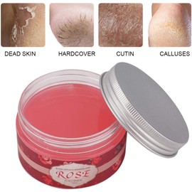 Mascarilla Hidratante Para Pies, 100G Mascarilla Exfoliante Para Pies De Rosas Mascarilla De Cera Para Eliminar Callos De Piel Muerta Mascarilla Para Pies Exfoliación Pedicura