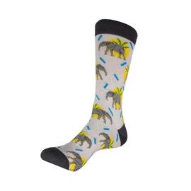 Anisox - Elephant from Deluxebase. Organic Cotton & Recycled Polyester Elephant Socks. Animal Print Novelty Socks for Men, Women & Kids. Fun Unisex Socks, US Size 5-9 (Small)