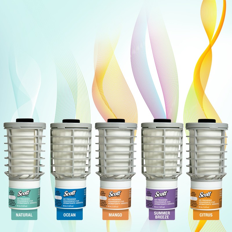 Scott Essential Air Freshener Refill (91072), Ocean, Automatic / Continuous