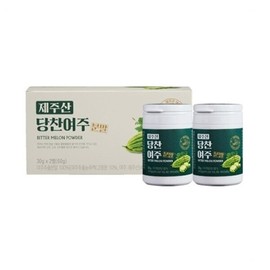Dangchan Yeoju 제주산 당찬여주 분말 1박스 30g 2통 Jeju Island Bitter Melon Powder 1 Box 30g 2 Bottles