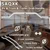 SAQXK Aluminum RV Grab Door Handle, Trailer Ramp Gate Door