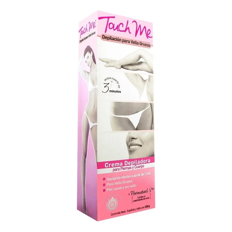 Crema Depiladora Touch Me Para Piernas Y Cuerpo 150 Gramos
