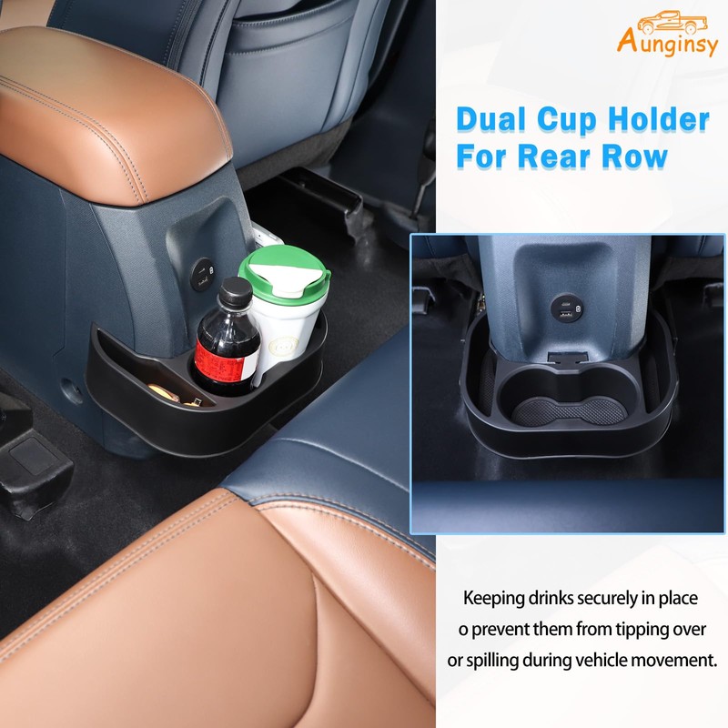 Aunginsy Center Console Cup Holder Kit Compatible with Ford Maverick