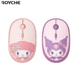 ROYCHE Sanrio Multi Pairing Wireless Mouse 1ea, Type:Kuromi