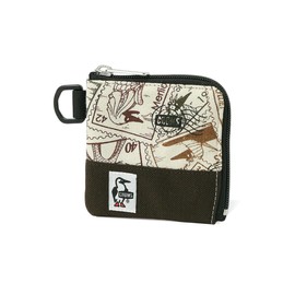 CHUMS CH60-3613 Square Coin Case, Sweat Nylon, Card Case, Coin Purse, Z356: Stamp