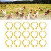 100PCS Chicken Ankle Rings Reusable Plastic Duck Leg Bands Clips