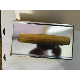 Winco SWA-5 Cast Aluminum Steak Weight - 9" x 5 1/4" 1pc.