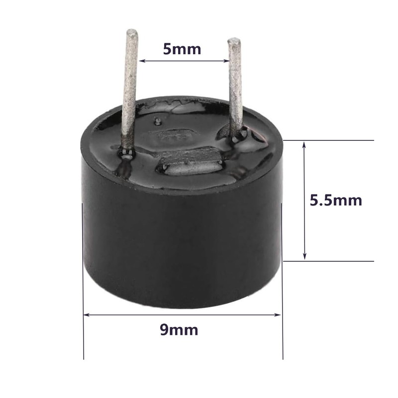 20 pieces 3 V active piezo buzzer alarm sensor, electromagnetic