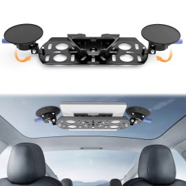 Lymorexan Starlink Mini Mount, Starlink Mini Roof Mount with 4.5&quot;  Suction Cup - Curved glass