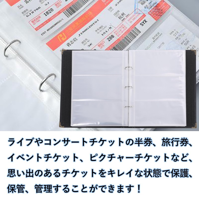 Anopono Ticket Holder, Ticket File, Storage File, Ticket Storage, Large