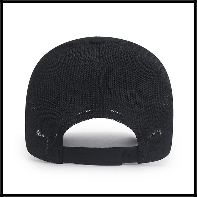 White Fang CA796 Plain Brim Mesh Cap, Hat, Outdoor, Fishing,