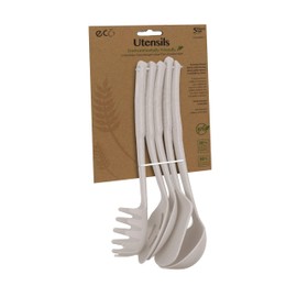 ECO 5pc Utensil Set - Beige