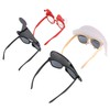 4pcs Santa Claus Cute Christmas Eyeglasses Costume Party Glasses Photography