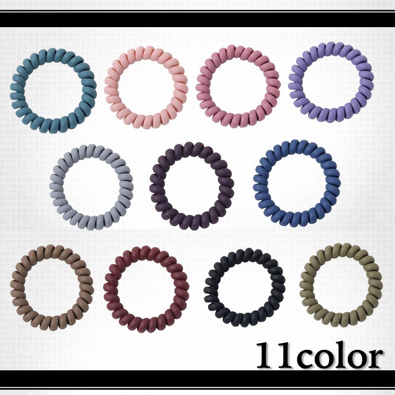WHITE FANG ZA060 Hair Rubber Twist Adult Stylish Cute Hair