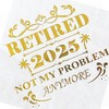 Retired 2025 Cocktail Napkins, 50 Pack 3-Ply Retirement Party Decorations