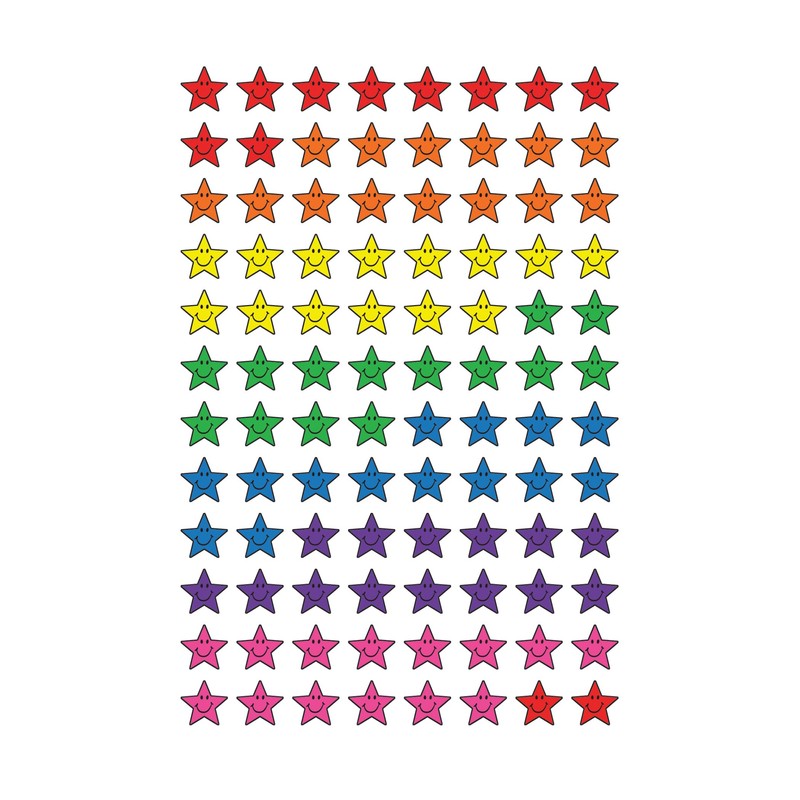 TREND ENTERPRISES, INC. Star Smiles superShapes Stickers, 800 ct
