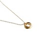 NAOTJEWELRY Women Jewelry Necklace Triple Ring Necklace gold