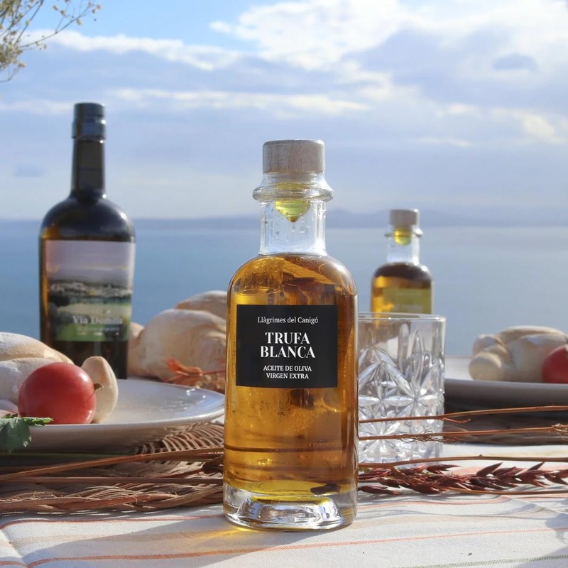 Llágrimes del Canigó. Extra Virgin Olive Oil with White Truffle.