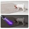 COSOOS 2 Pack UV Flashlight Black Lights, USB Rechargeable UV