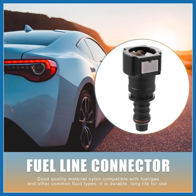 A ABSOPRO 2pcs Car Fuel Line Quick Connector for 3/8