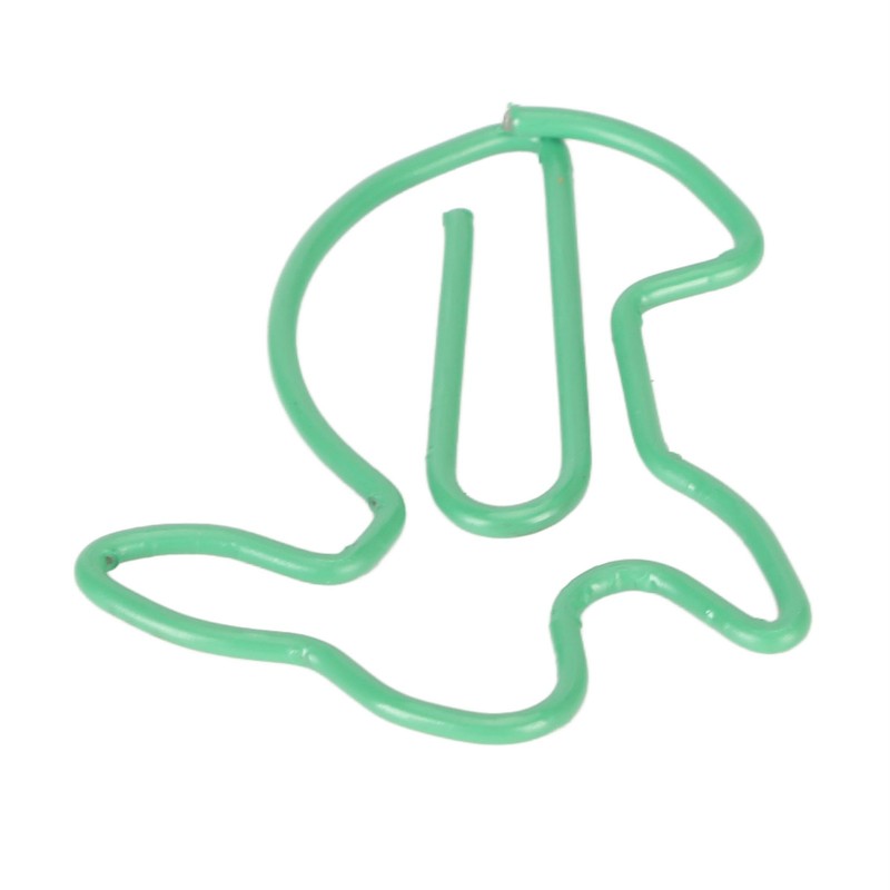 100 Pcs Rabbit Shaped Paper Clip Creative Cute Cartoon Animal