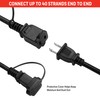 Honeywell 48 FT Outdoor String Lights, Commercial Grade Waterproof LED