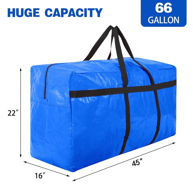 Sharmgoria Extra Large Moving Bags Oversized Storage Duffle Bags with
