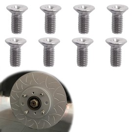 Stainless Steel Front And Rear Setting Screws, Suitable For Acura, Honda, Kia And Modern Models, Brake Rotor Screws, 936-000-601-40-H (8pcs)
