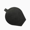 JCBIZ 6pcs 22m Black Door Lock Dust Cover Rubber Waterproof