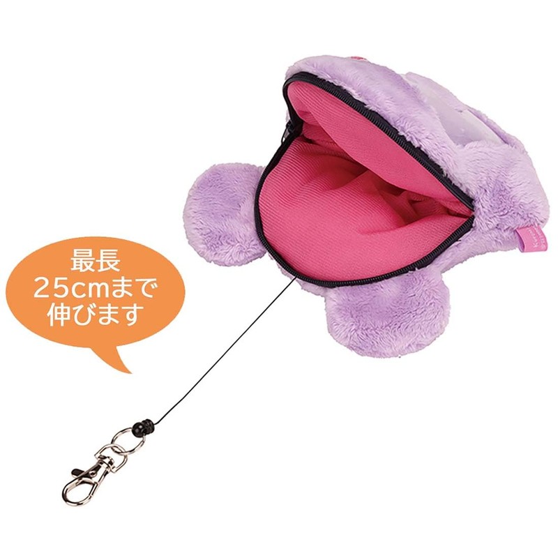 Skater ZPAS1-A Pass Case with Reel Card Case, Chromi, Headpiece