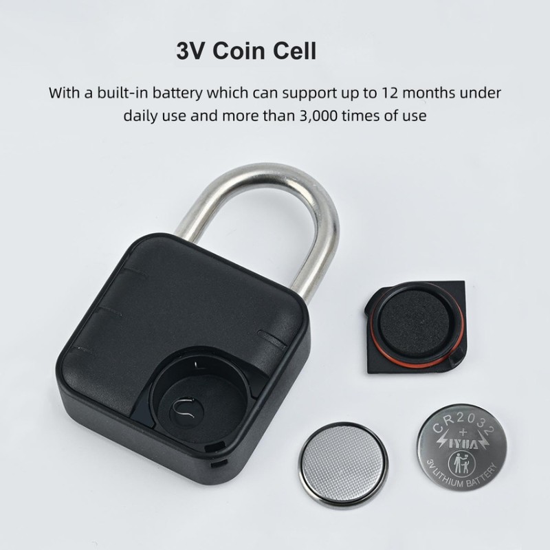 Relihom Combination Lock for Locker, Smart Padlock with Code TUYA