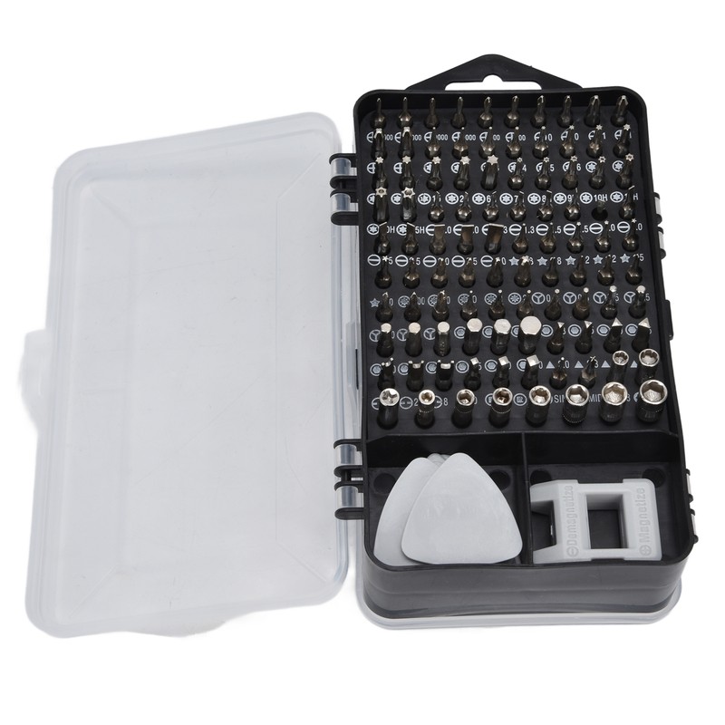 117Pcs Screwdriver Set Magnetic Bit Electronic Repair Tool Kit for
