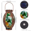 VEWOGARDEN Hummingbird Solar Lantern Hanging Solar Lanterns Outdoor Waterproof Decorative
