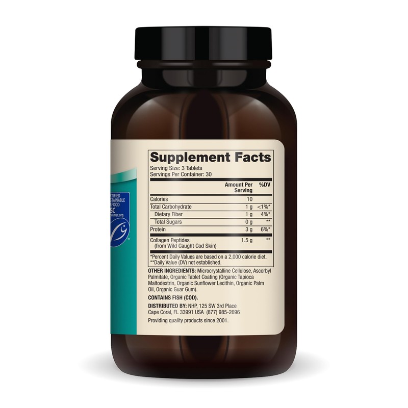 Dr. Mercola Wild Caught Marine Collagen Dietary Supplement, 30 Servings